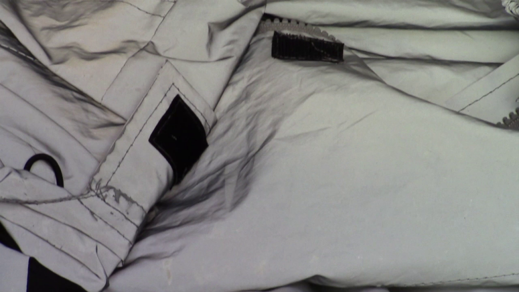 close up of retroreflective coat